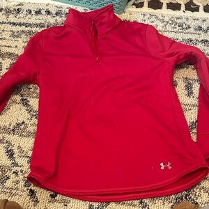 Under Armour Crimson Half-Zip Top